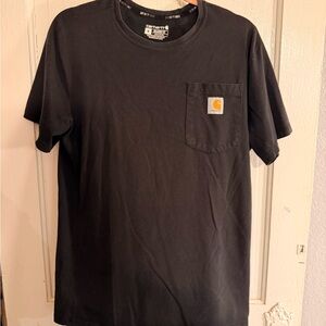Carhartt Men's Short Sleeve Black Tee with Pocket
